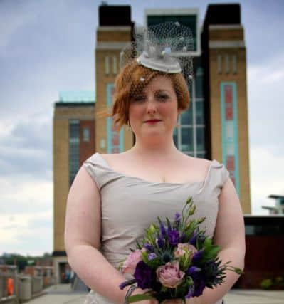 Rachael Waghorn, pictured before she lost weight, has been named Seaburn's Miss Slinky.