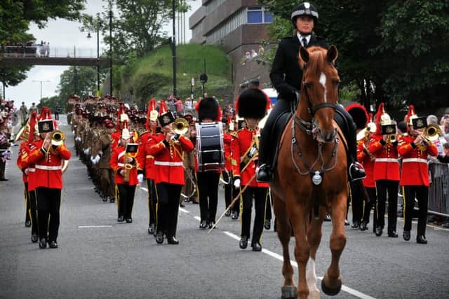 A previous Freedom of the City March through Sunderland city centre for Armed Forces Day.