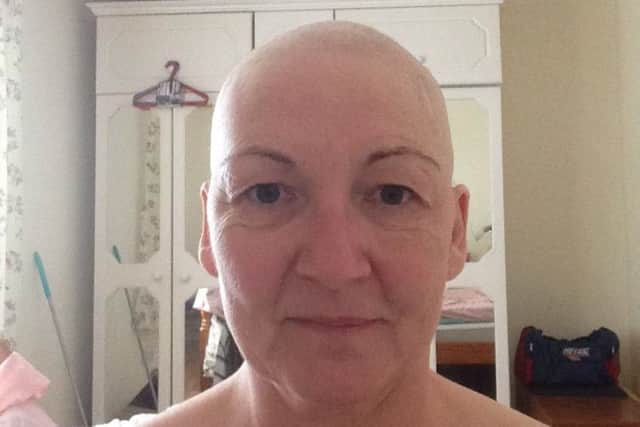 Julie Honey who has emotionally described her breast cancer treatment.