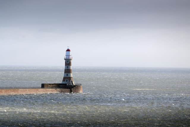 Sunderland's Roker Pier closed due to weather warnings