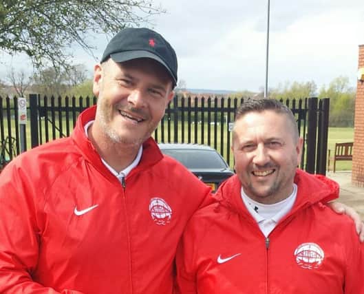 Sunderland Boys coaches Steven Wales (left) and Lee Blakeston