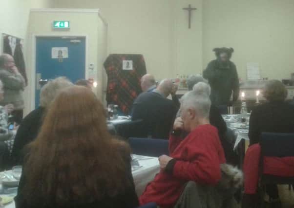 Some of the guests who attended the Burns Night celebrations held in St Mary Magdalene's Parish Centre.