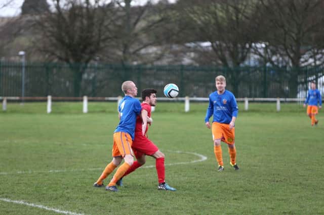 Horden CW (blue) take on Horden earlier this season. Picture by Tom Banks