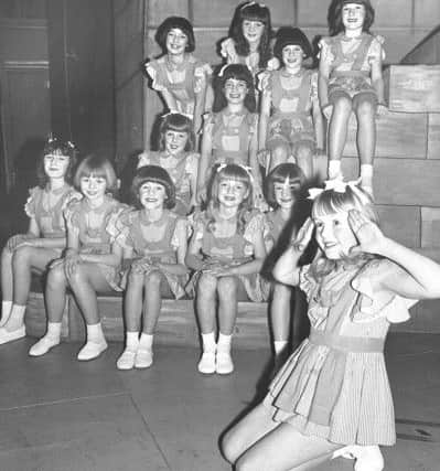 The Rosslyn Babes performing in Cinderella at the Empire in 1982.