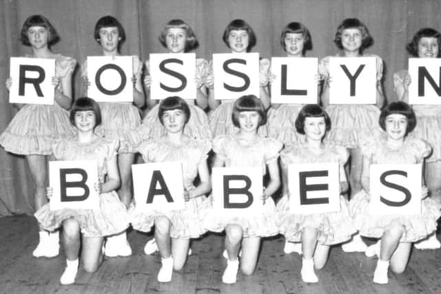 The Rosslyn Babes pictured at the Empire Theatre in 1958.