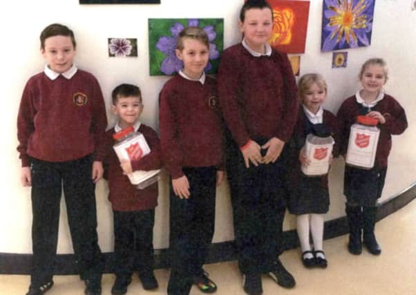 Seaham Trinity Primary School pupils supported the Salvation Army Homeless appeal last year.