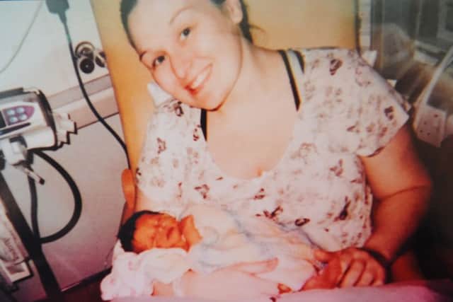 Jade's joy at having Ava turned to despair when she died at just 12 days old.