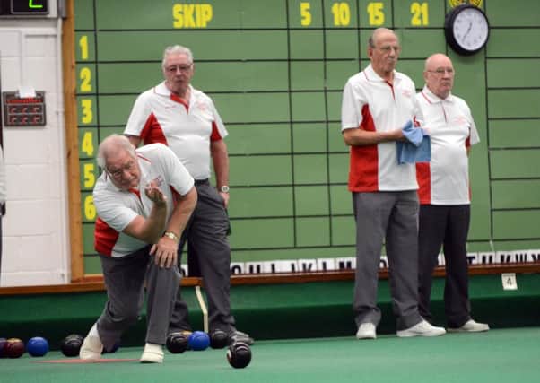 Sunderland A bowler Ron Robson in action against Gateshead in the Seniors Inter-Club League