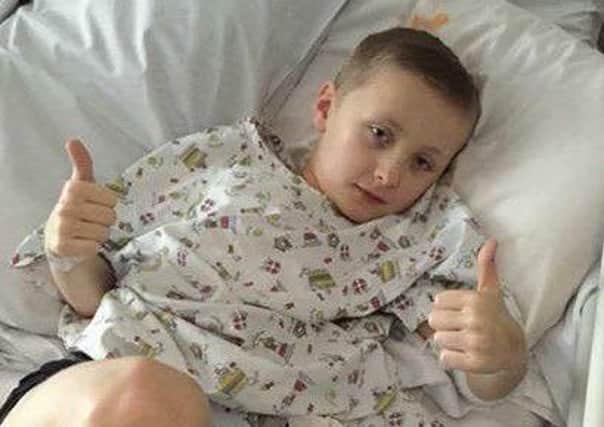 Dan Mason, nine, from Usworth, Washington, is fighting a brain tumour.