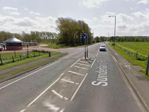 The A1018 between Cleadon and Fulwell. Image copyright Google Maps.