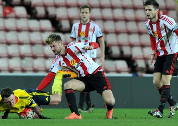 Carl Lawson in action for Sunderland Under-21s