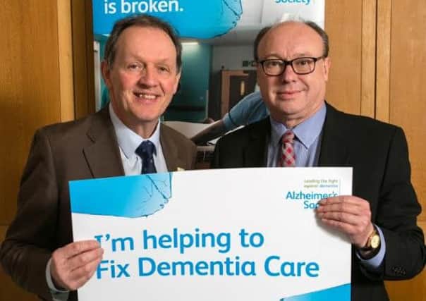 Easington MP Grahame Morris with actor Kevin Whately at the launch of the campaign.