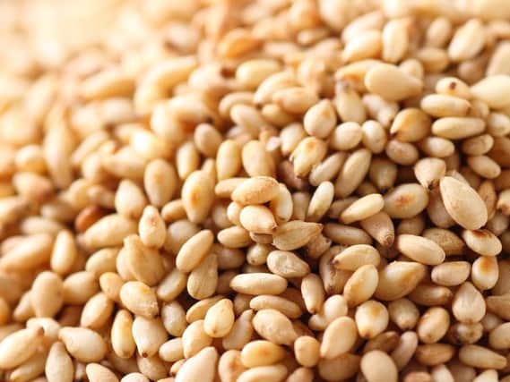 Unlisted sesame seeds could cause problems for anyone with an allergy.