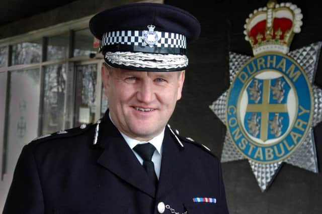 Mike Barton, chief constable of Durham Constabulary.