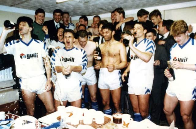Hartlepool win promotion 1991.