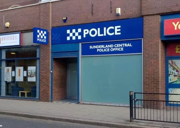 Sunderland Central Police Office, in Waterloo Place, Sunderland city centre.