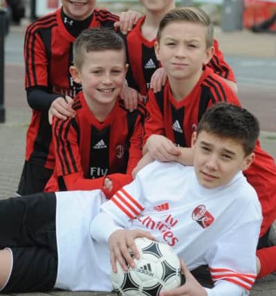 Top (left to right): Vinnie Owens and Dominic McCabe. Middle (left to right): Sam Field and Anthony Nichol. Bottom: Bradley Chisholm.