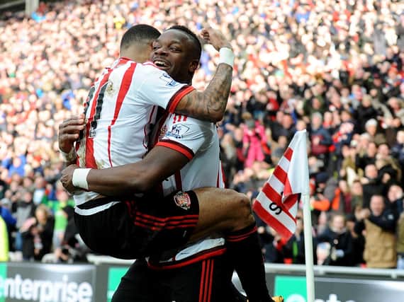 Sunderland defender Lamine Kone celebrates