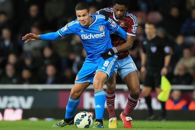 Jack Rodwell battles against West Ham's Alex Song in last season's meeting in London