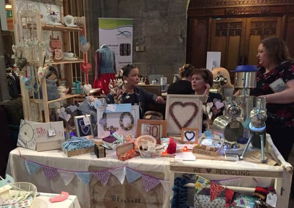 One of the many craft stalls which could be found at the Vintage and Craft fair held in Sunderland Minster recently.