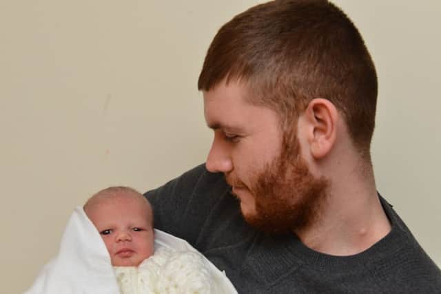 Leap day babies at Sunderland Hospital.
Father Bradley Coates with baby Sienna Elizabeth Coates