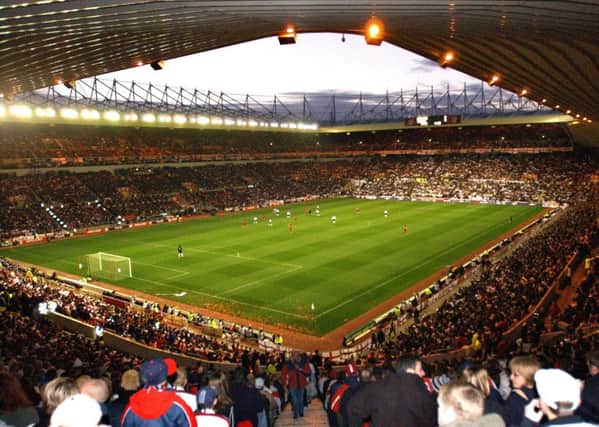 England take on Turkey at the Stadium of Light  in the last international it hosted, back in 2003.