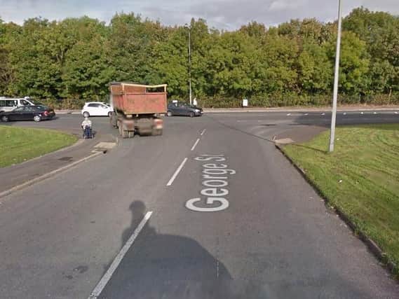 A collision happened on the junction of Tempest Road and George Street in Seaham .