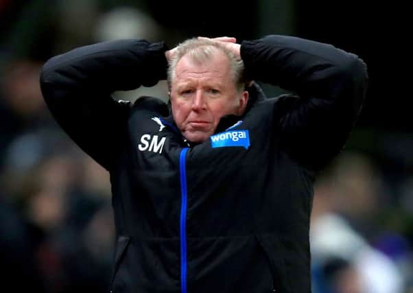 Newcastle boss Steve McClaren