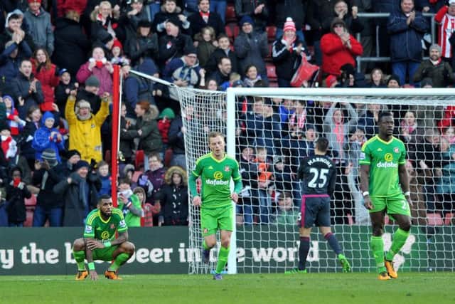 Sunderland players left deflated after late Southampton equaliser