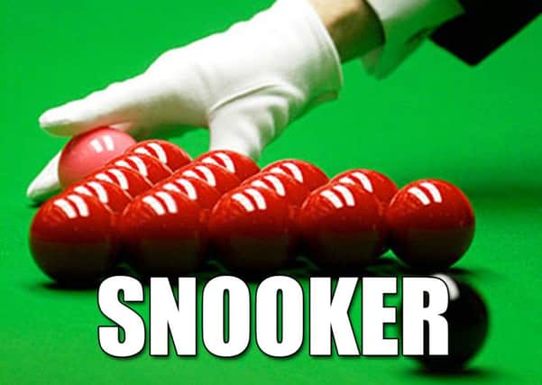 Snooker round-up