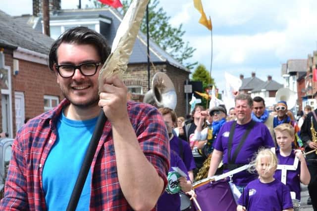 Ross Millard takes part in the parade at a previous Summer Streets festival.