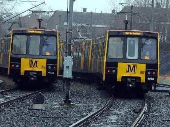 Metros are off between Jarrow and South Shields.