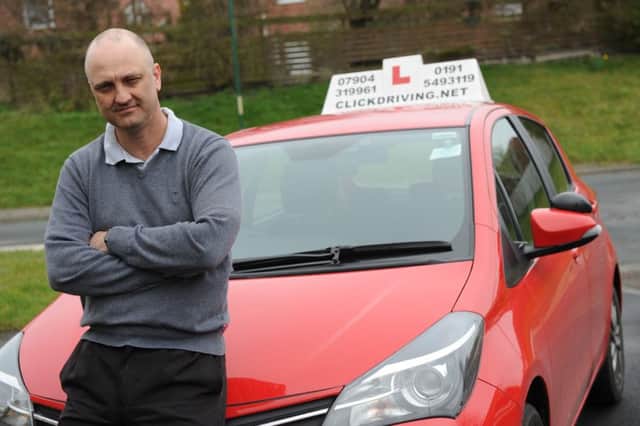 Driving instructor Colin Stenburge car has been damaged again by impatient drivers.