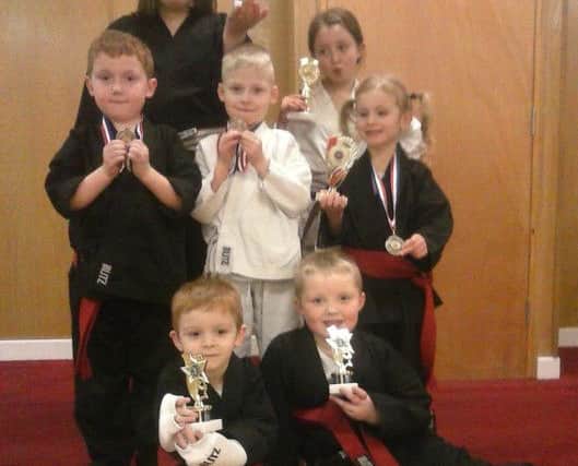 Members of Holy Rosary Karate Club after their success at the latest NKA.