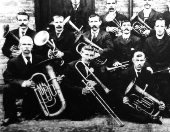 John Scollen - who died on the first day of the Battle of the Somme - is pictured fourth from left on the middle row in this photo of a church band.