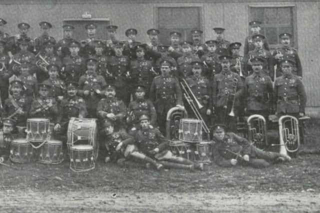 The Tynside Irish Regiment Band - of which John Scollen was a member.