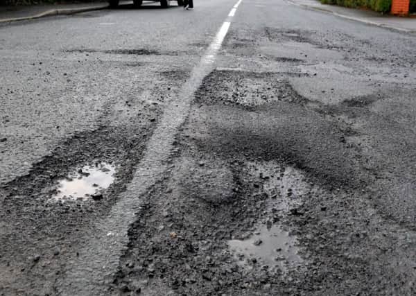 Motorists have been warned as to the dangers of potholes.