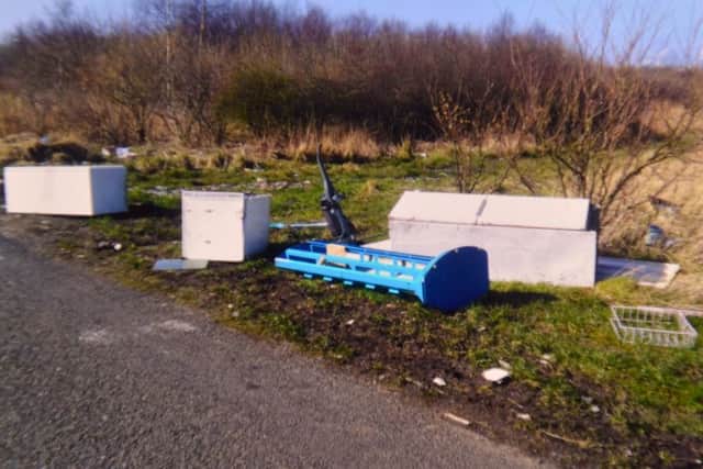 Gill Wilson is angry over flytipping around Seaton.