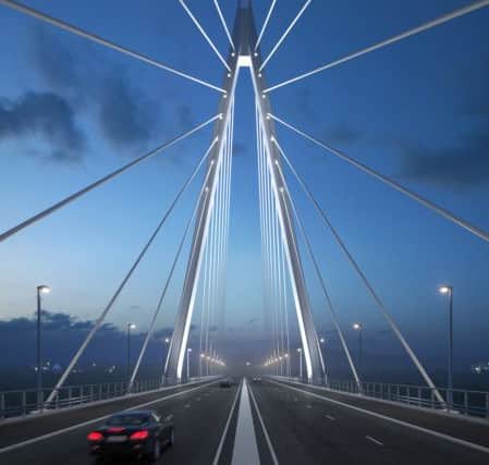 Artist's impression of the new Wear Crossing at night