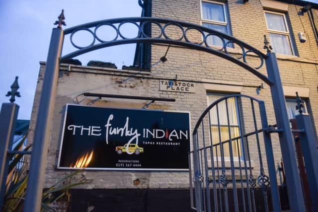 The Funky Indian tapas restaurant in Tavistock Place, Sunderland.