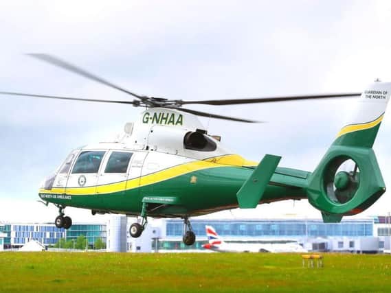 The office of the Great North Air Ambulance was hit by burglars.