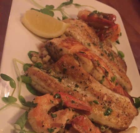 Trio of seafood