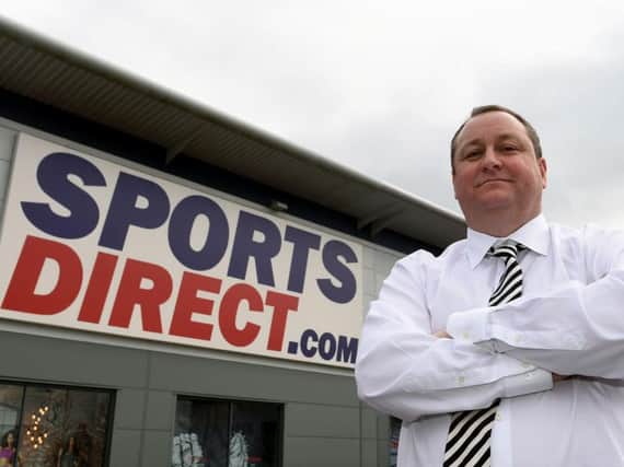 Mike Ashley says Sports Direct is "not trading very well" due to adverse publicity.
