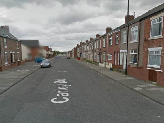 Carley Road, in Southwick, Sunderland. Copyright Google Maps.