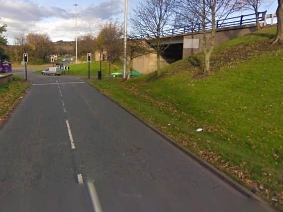 The A182 in Houghton's Hillside Way. Copyright Google Maps.