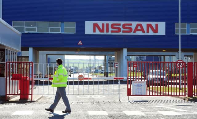 The entrance to the Nissan factory.