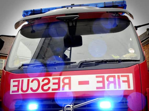 Twelve fire-fighters tackled a loft blaze at a home in Sunderland last night.