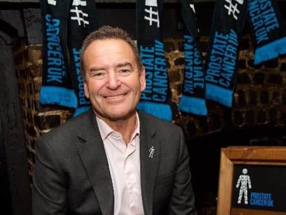 Sky Sports presenterJeff Stelling is in good spirits as he takes on day six of his marathon challenge for Prostate Cancer UK.