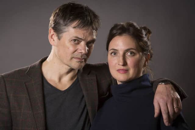 Timothy Watson and Louiza Patikas as Rob and Helen Titchener.