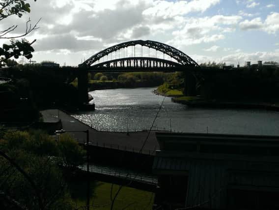 The victim came round in a bed of nettles under the Wearmouth Bridge in Sunderland.